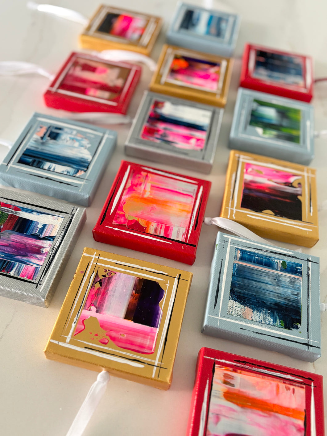 Little Canvas Ornaments